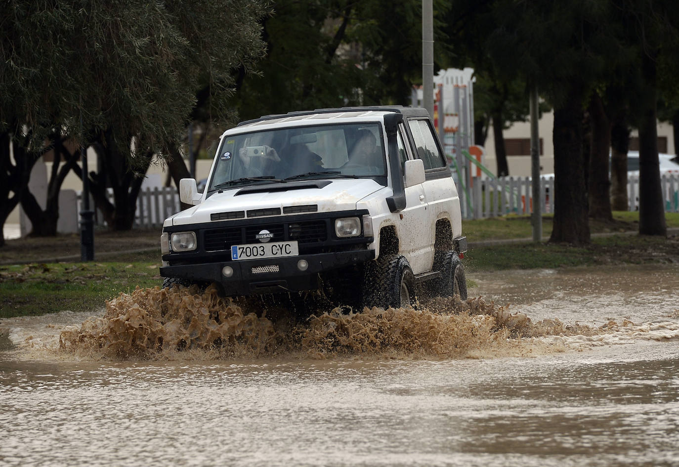 El municipio de Los Alcázares volvió a ser uno de los más afectados por el temporal que recorrió la Región