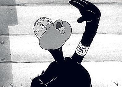 Imagen secundaria 1 - Imágenes de 'The Ducktators' y 'El gran dictador'. 