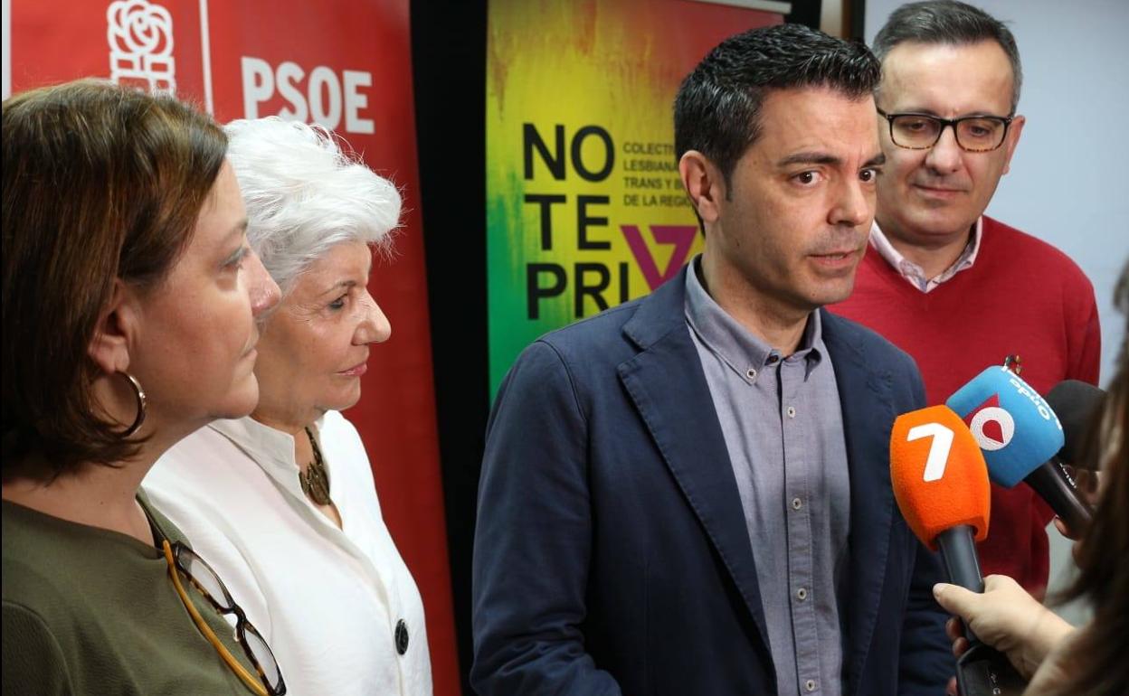 Marcos Ros junto a Diego Conesa.