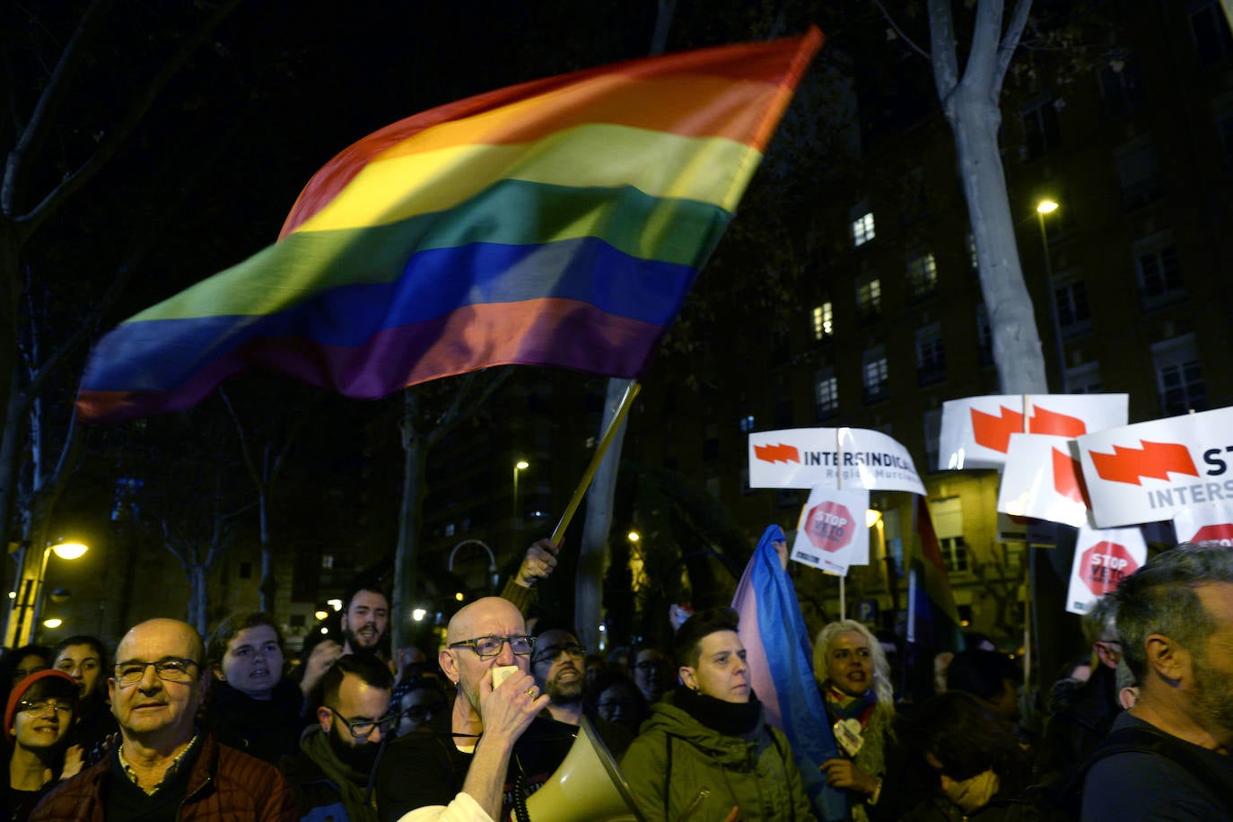 Fotos: Manifestación frente a San Esteban contra el &#039;pin parental&#039;