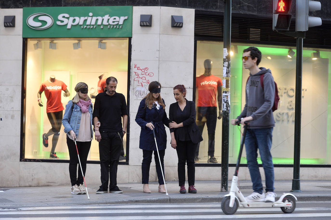 Fotos: Pasear totalmente &#039;a ciegas&#039; por Murcia