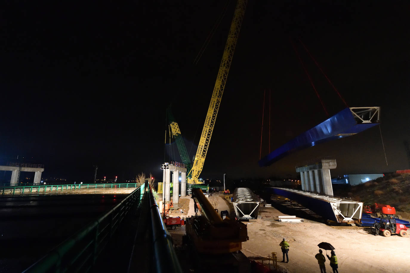 El Ministerio acelera las obras para aliviar el tráfico en el cinturón sur de Murcia. 