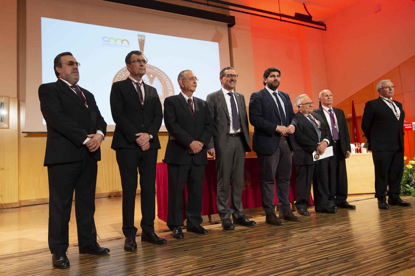 Fotos: La UMU entrega sus Medallas de Oro a los exrectores Lozano Teruel, Roca, Monreal, Ballesta y Cobacho