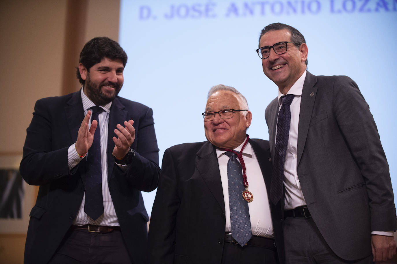 Fotos: La UMU entrega sus Medallas de Oro a los exrectores Lozano Teruel, Roca, Monreal, Ballesta y Cobacho