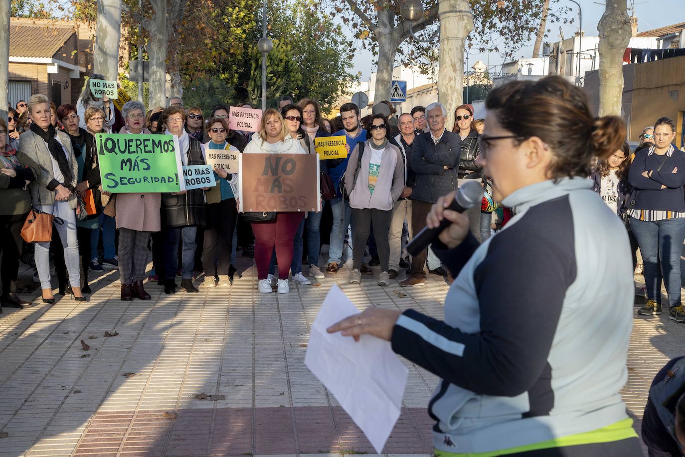 Fotos: Decenas de personas protestan por la inseguridad en Pozo Estrecho