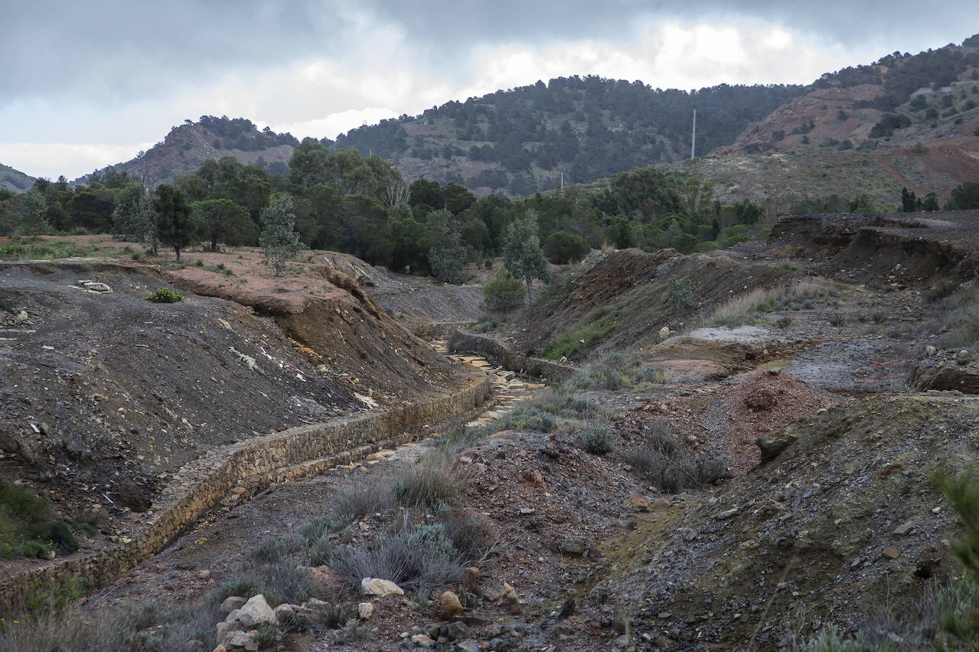 Fotos: Tres ramblas arrastran al Mar Menor residuos mineros con altos niveles de 5 metales pesados
