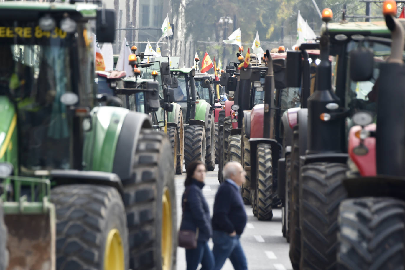 Fotos: La protesta del campo llega ya a Murcia