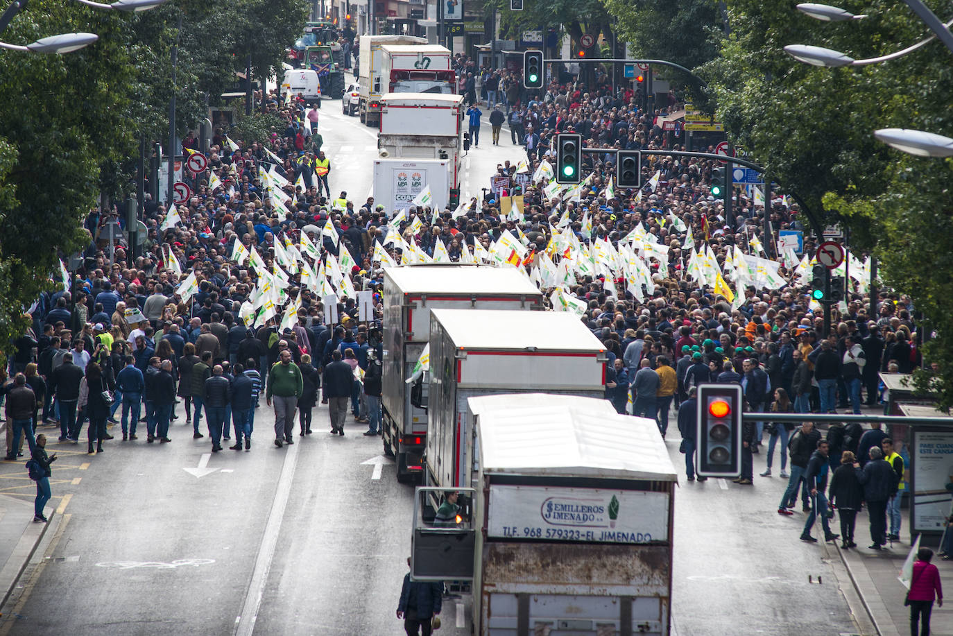 Fotos: La protesta del campo llega ya a Murcia