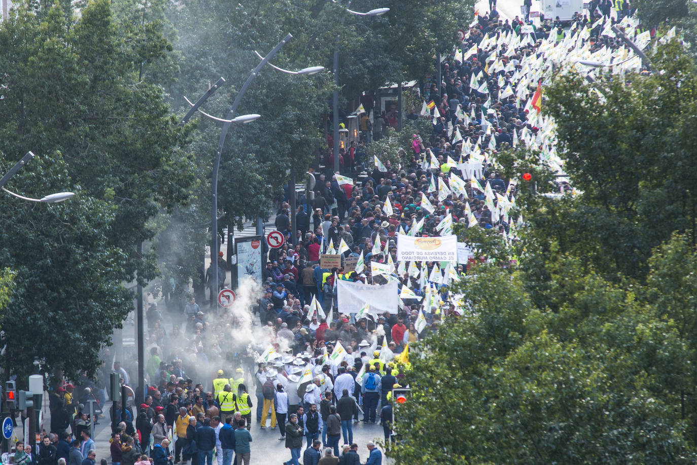 Fotos: La protesta del campo llega ya a Murcia