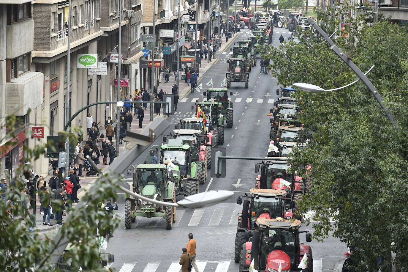 Fotos: La protesta del campo llega ya a Murcia