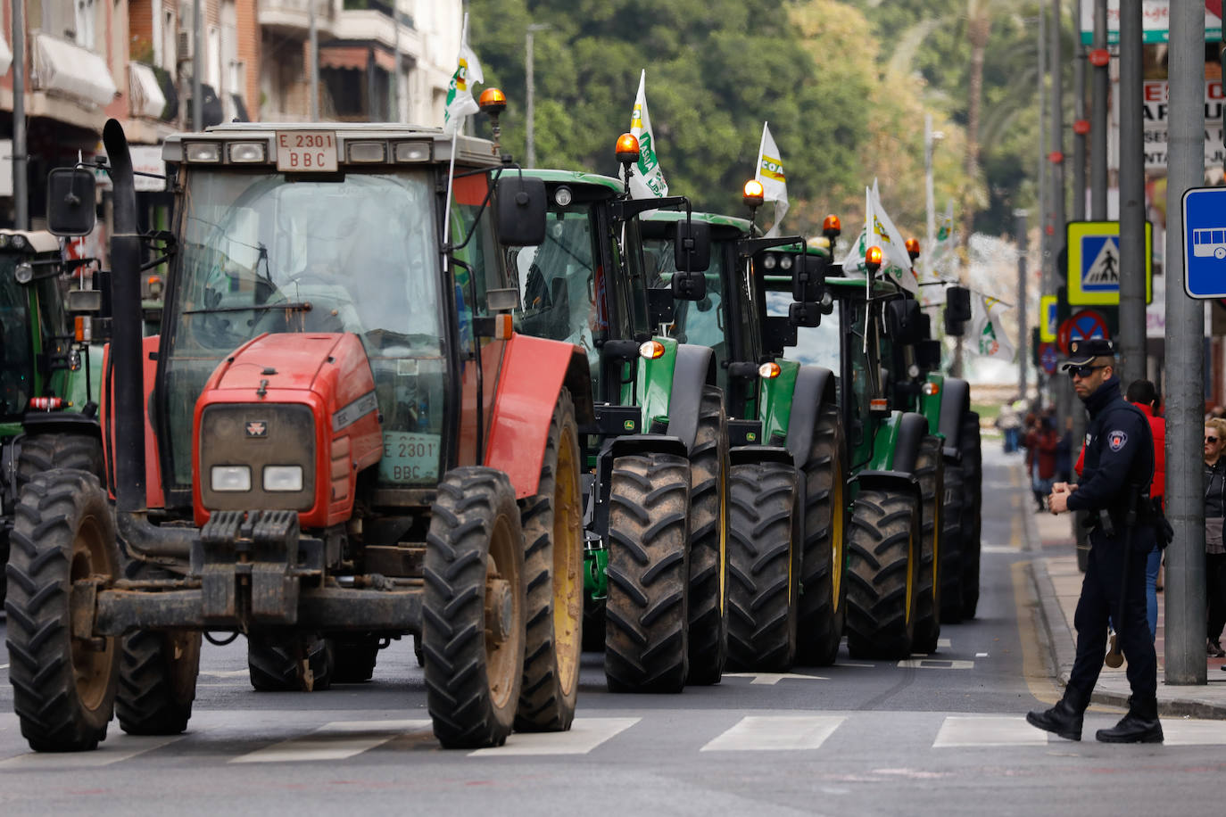 Fotos: La protesta del campo llega ya a Murcia