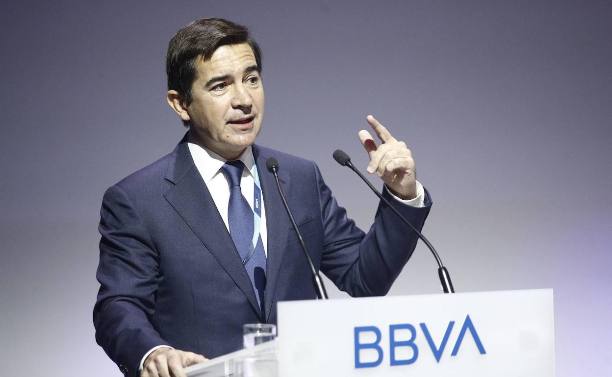 El presidente de BBVA, Carlos Torres. 