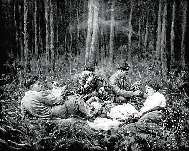 'So far from me', óleo sobre lino de 2019. 40 x 50 cm. Colección privada. Nueva York. 