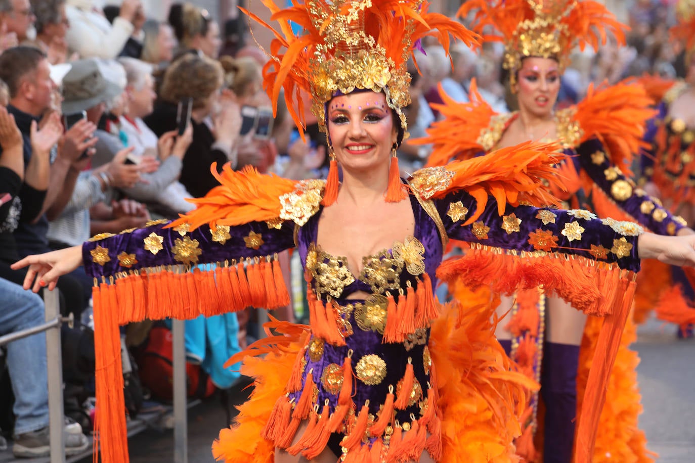 Fotos: Águilas se llena de color en el segunda gran desfile del Carnaval