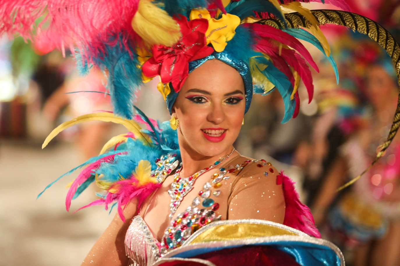 Fotos: Águilas se llena de color en el segunda gran desfile del Carnaval