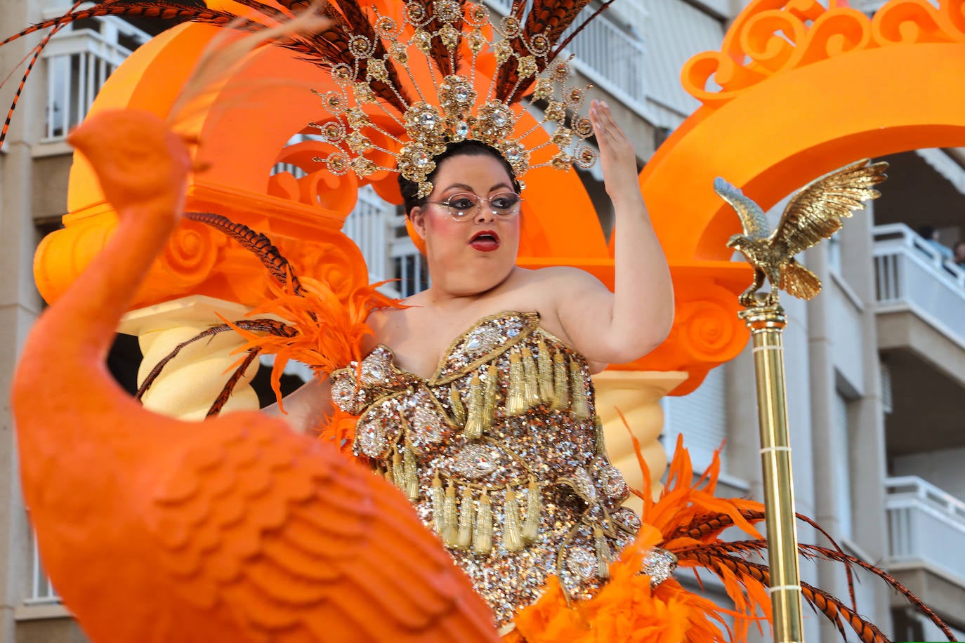 Fotos: Águilas se llena de color en el segunda gran desfile del Carnaval