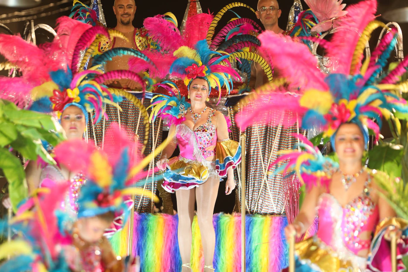 Fotos: Águilas se llena de color en el segunda gran desfile del Carnaval