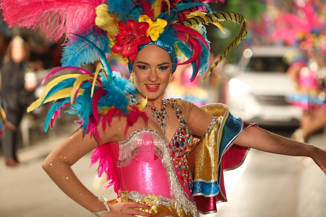 Fotos: Águilas se llena de color en el segunda gran desfile del Carnaval