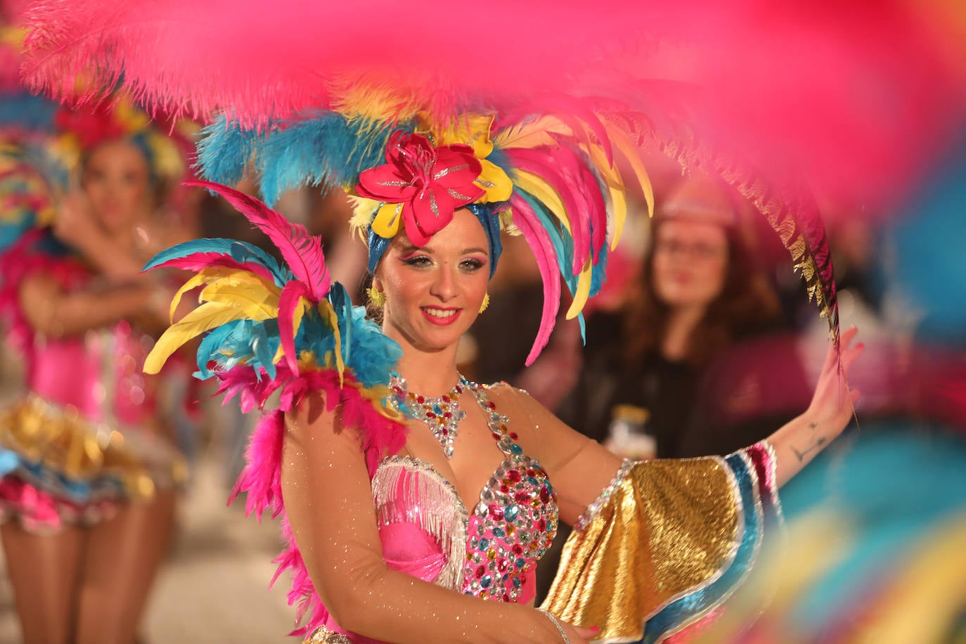 Fotos: Águilas se llena de color en el segunda gran desfile del Carnaval