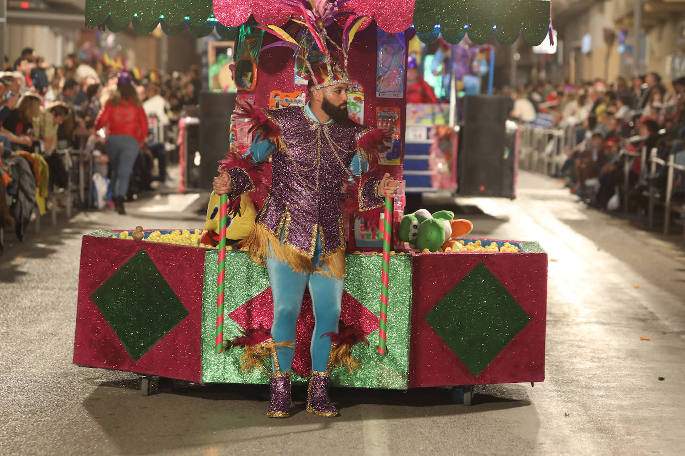 Fotos: Águilas se llena de color en el segunda gran desfile del Carnaval