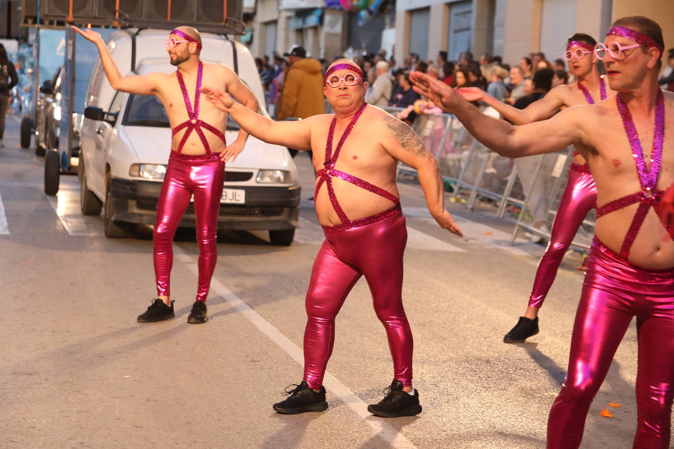 Fotos: Águilas se llena de color en el segunda gran desfile del Carnaval