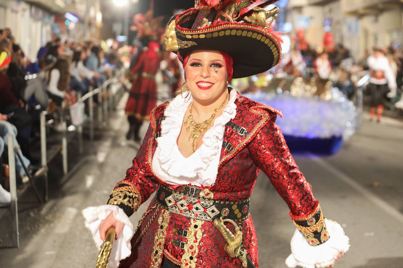 Fotos: Águilas se llena de color en el segunda gran desfile del Carnaval