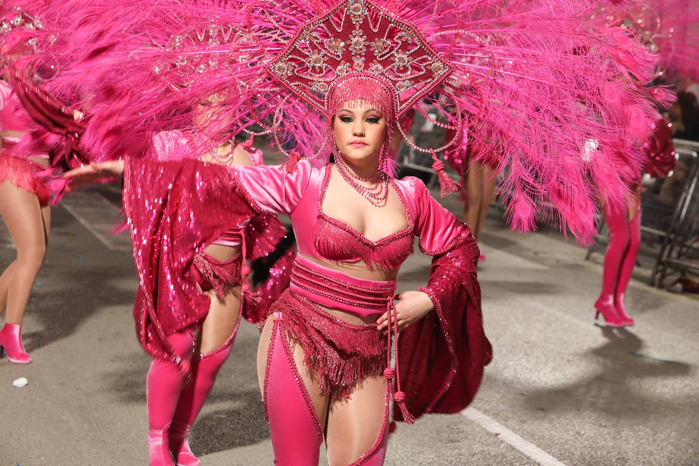 Fotos: Águilas se llena de color en el segunda gran desfile del Carnaval