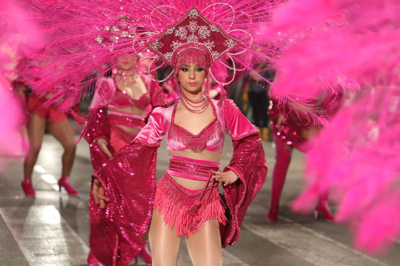 Fotos: Águilas se llena de color en el segunda gran desfile del Carnaval