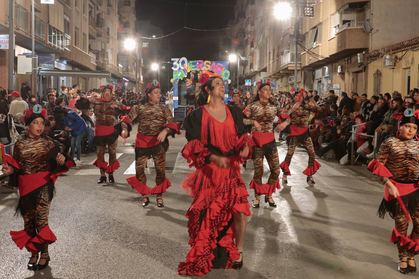 Fotos: Águilas se llena de color en el segunda gran desfile del Carnaval