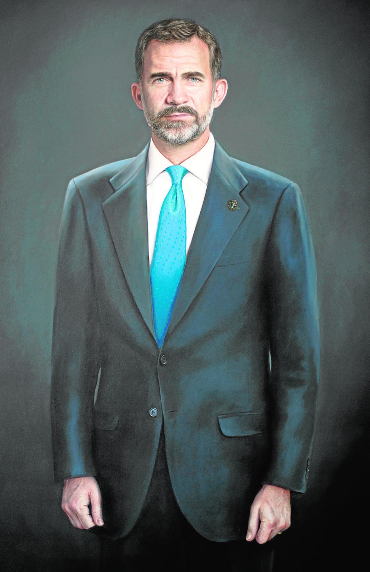 Retrato del Rey Felipe VI realizado en 2020. 