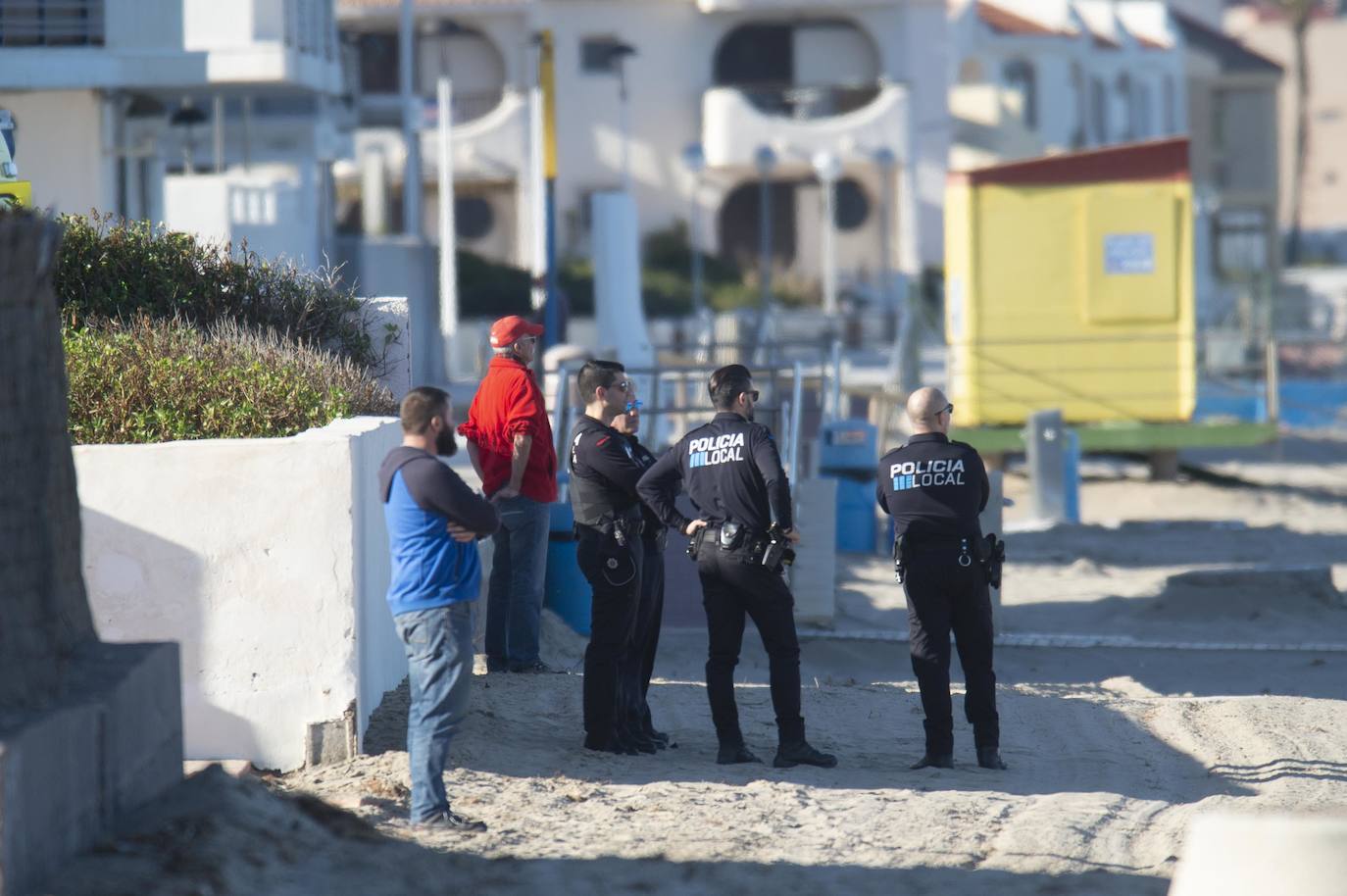 Fotos: Nuevo accidente de un piloto de la AGA en la costa de la Región de Murcia