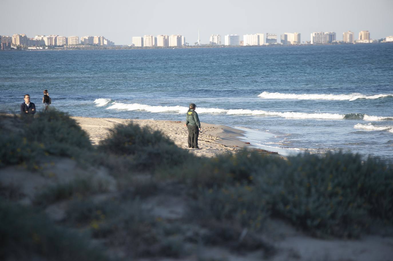 Fotos: Nuevo accidente de un piloto de la AGA en la costa de la Región de Murcia