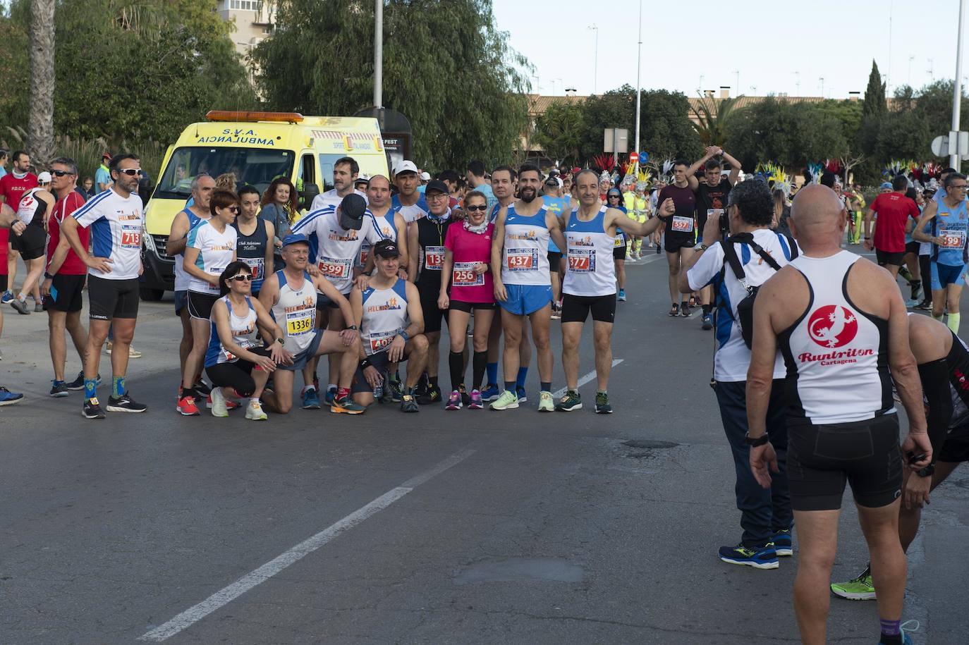 Fotos: Juan Ramón García y Wafiya Benali vencen en la Media Maratón de Cartagena