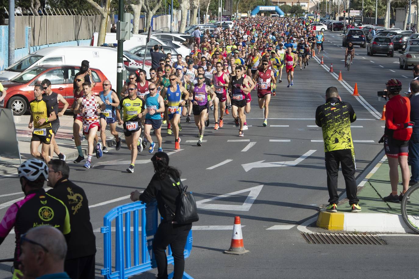 Fotos: Juan Ramón García y Wafiya Benali vencen en la Media Maratón de Cartagena