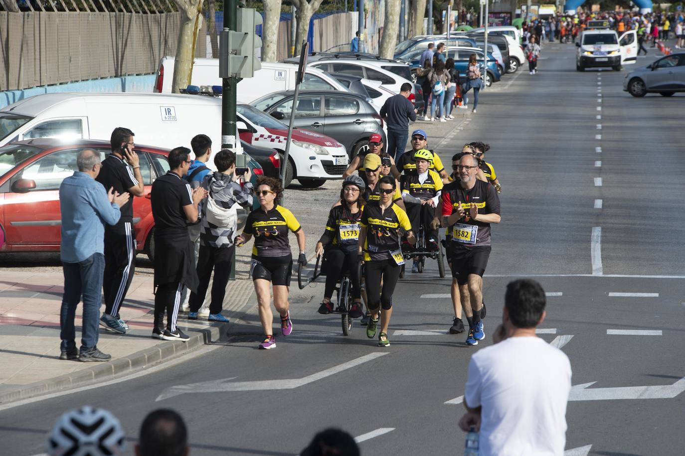 Fotos: Juan Ramón García y Wafiya Benali vencen en la Media Maratón de Cartagena