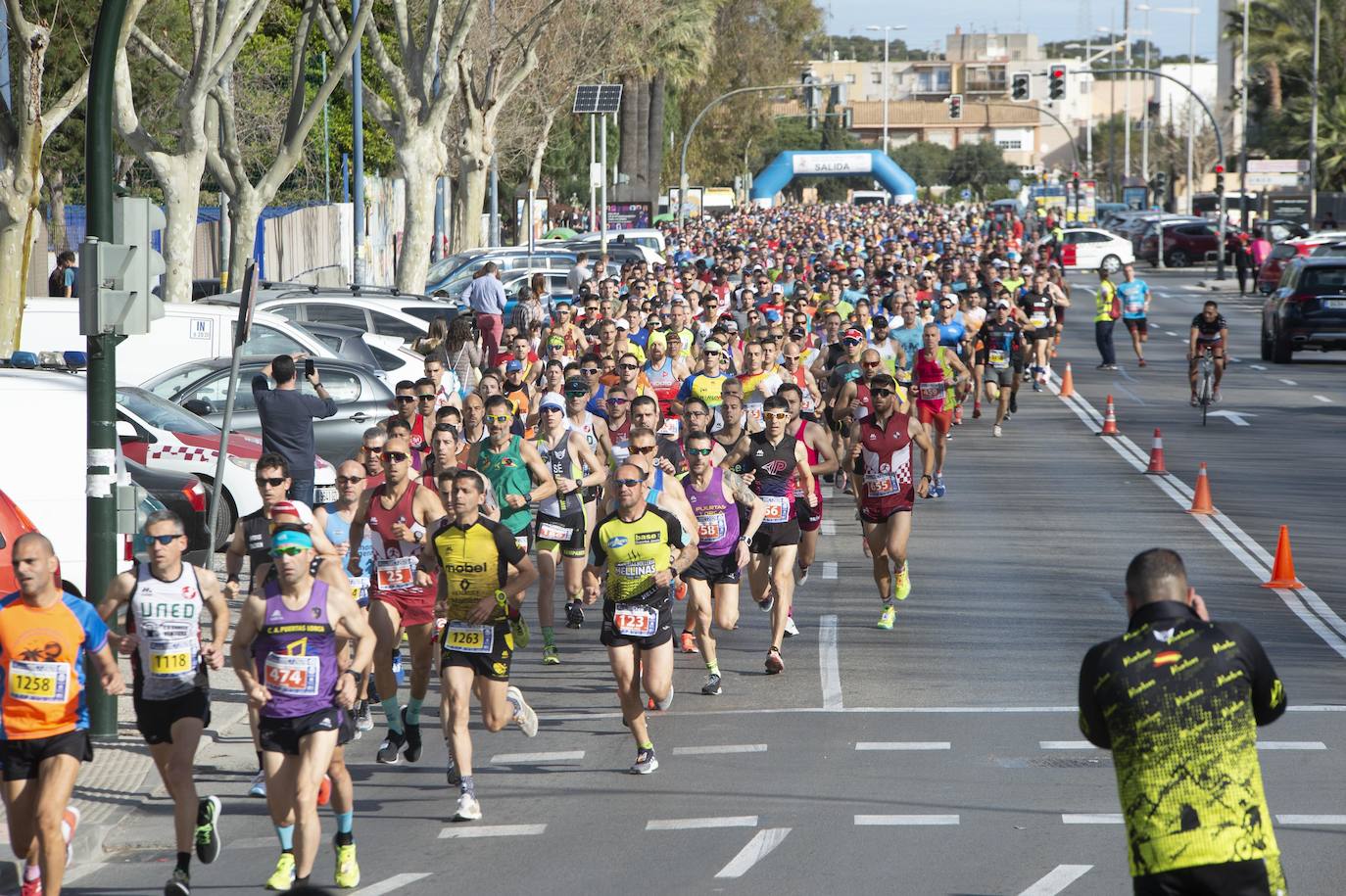 Fotos: Juan Ramón García y Wafiya Benali vencen en la Media Maratón de Cartagena