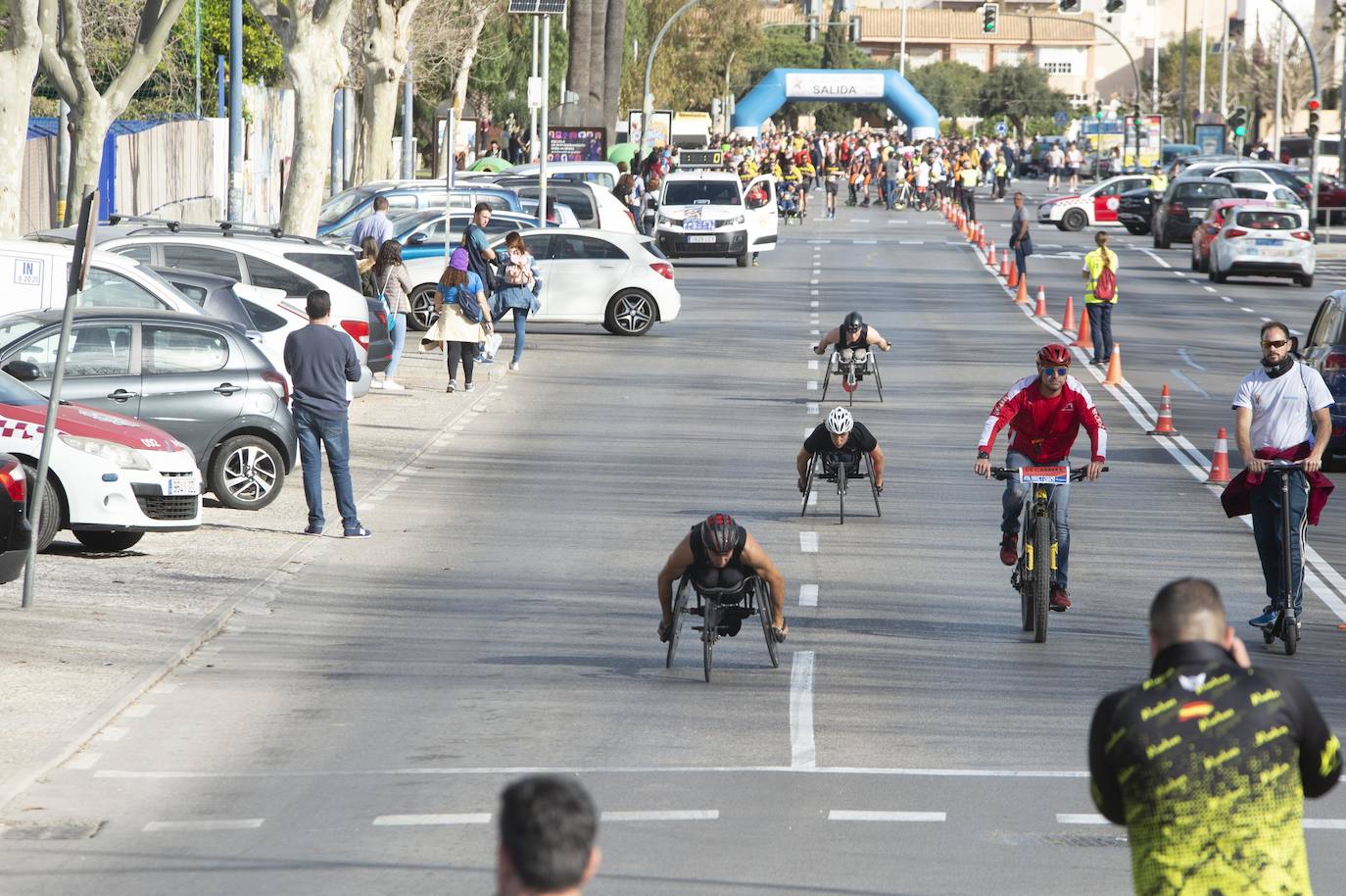 Fotos: Juan Ramón García y Wafiya Benali vencen en la Media Maratón de Cartagena