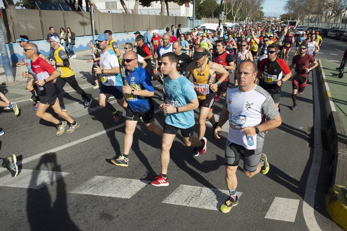 Fotos: Juan Ramón García y Wafiya Benali vencen en la Media Maratón de Cartagena