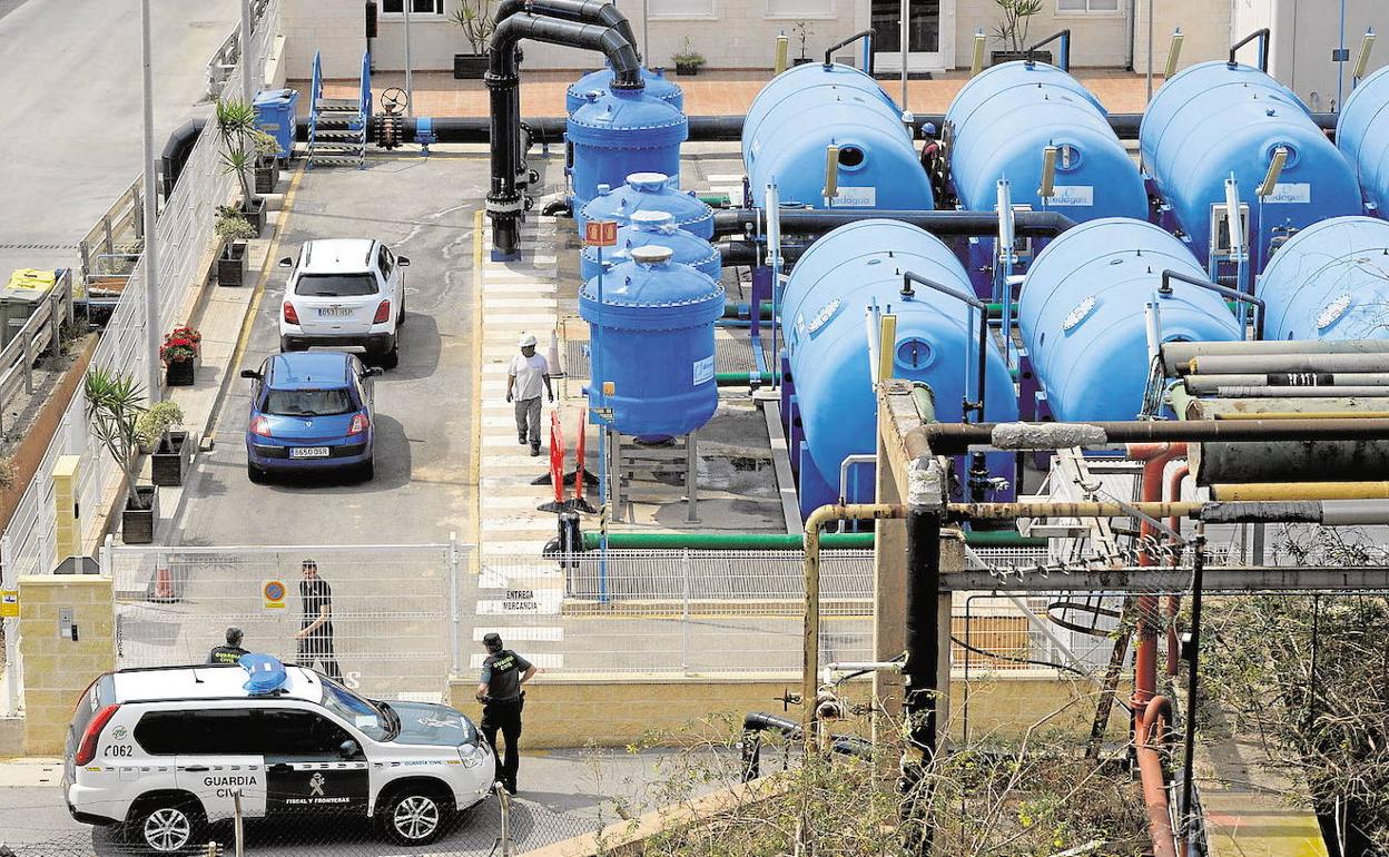 Registro de las instalaciones de la desaladora, el pasado 2016.