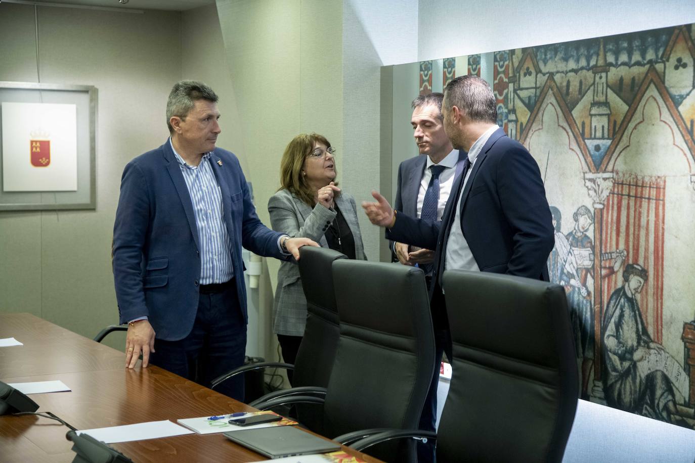 Fotos: Imágenes de la Junta de Portavoces de la Asamblea regional de este jueves