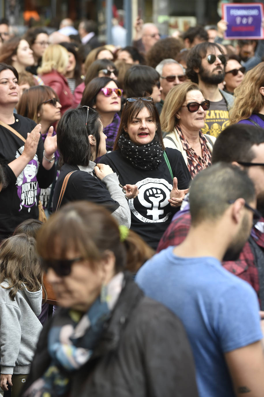 La manifestación transcurrió en un ambiente sano, alegre y reivindicativo.