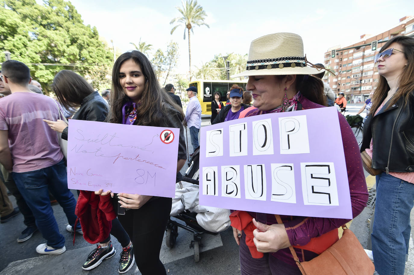 La manifestación transcurrió en un ambiente sano, alegre y reivindicativo.