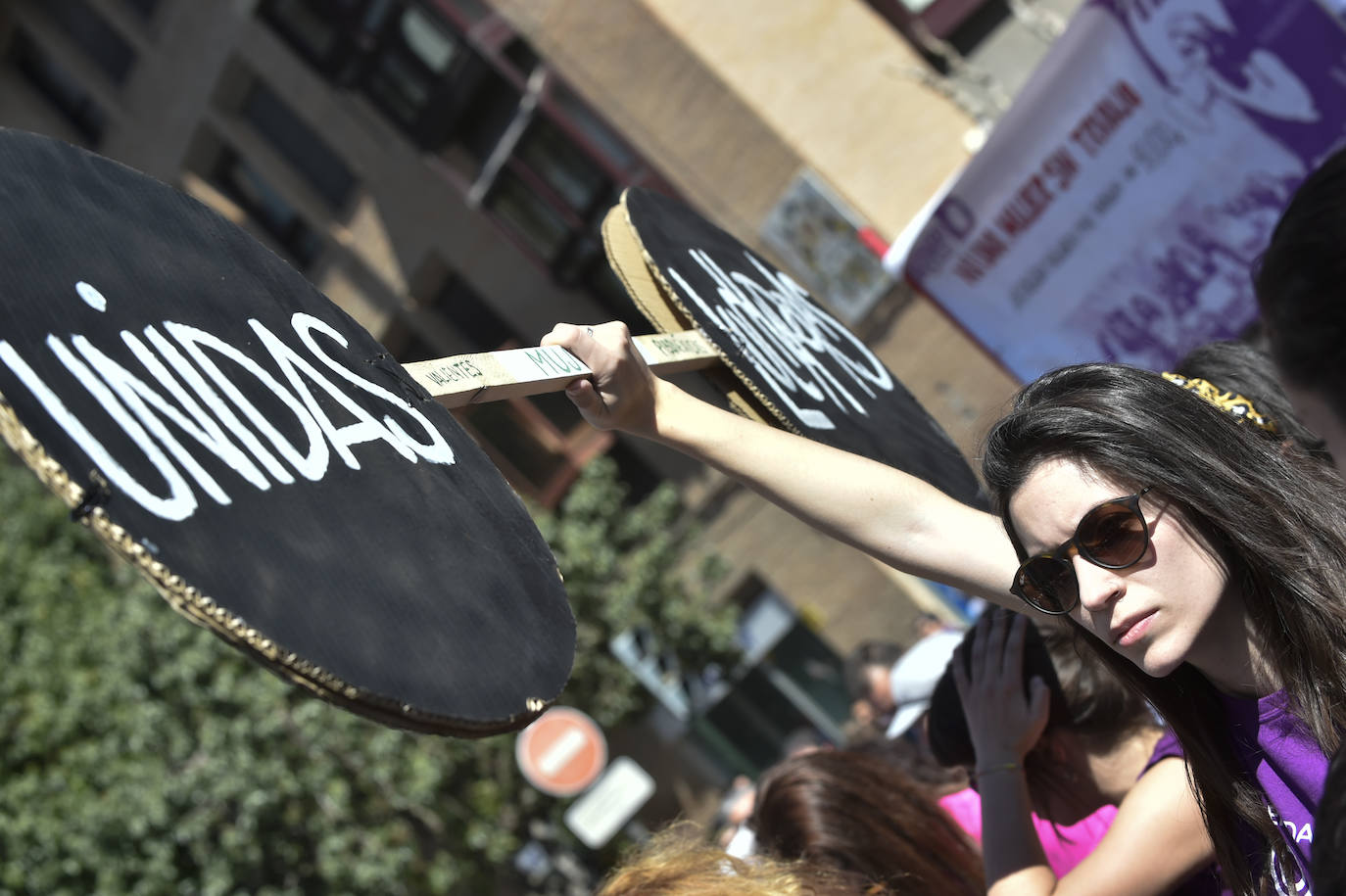 La manifestación transcurrió en un ambiente sano, alegre y reivindicativo.