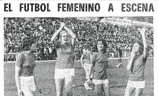 Portada de LA VERDAD del 9 de diciembre de 1970, en la que informó del primer partido de fútbol jugado en La Condomina por mujeres.