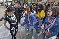 Fotos: Tensión y denuncias cruzadas en la concentración del Frente Estudiantil