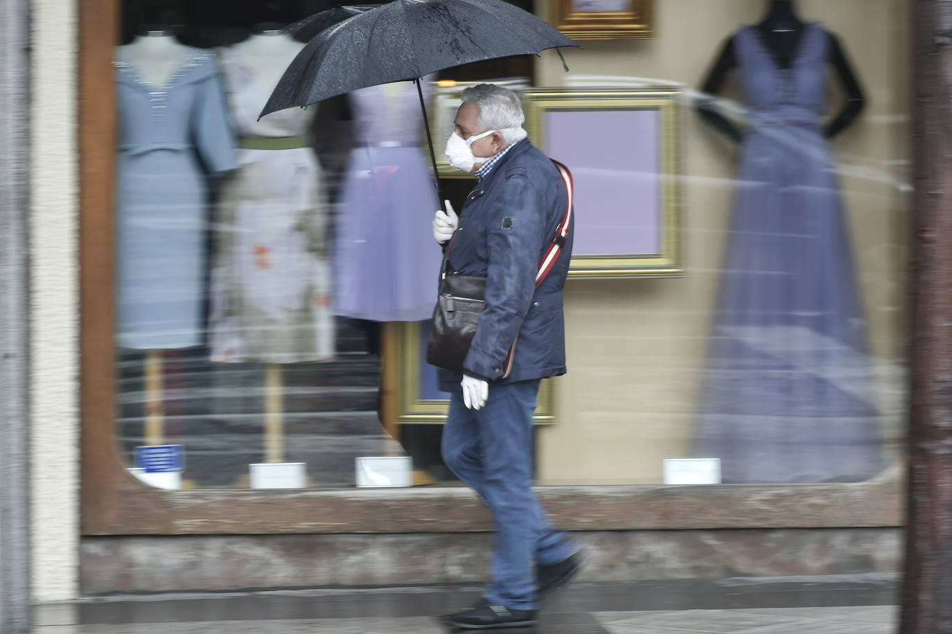 Efectos del temporal en el centro de Murcia.