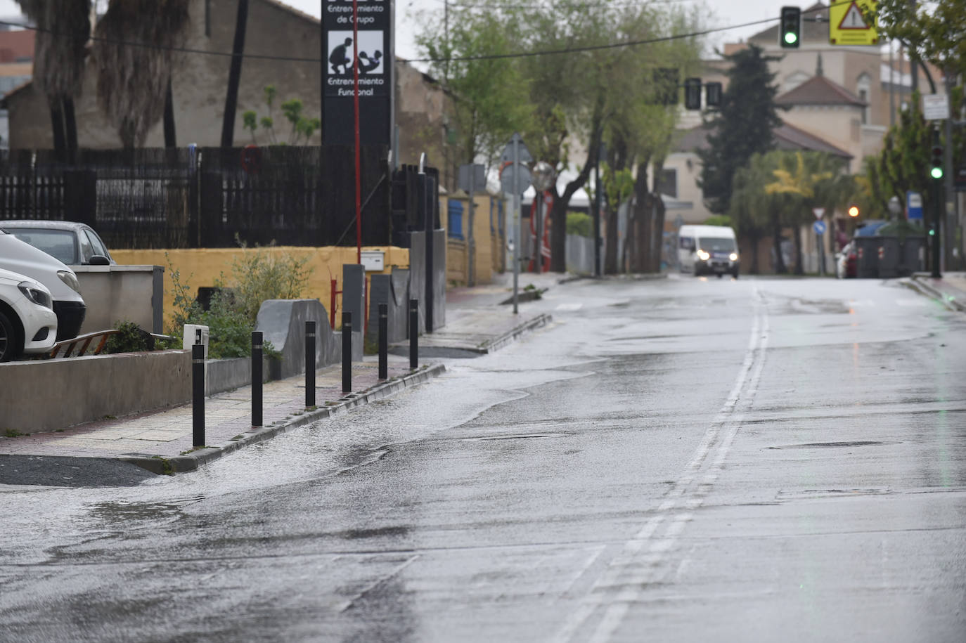 Efectos del temporal en Espinardo.