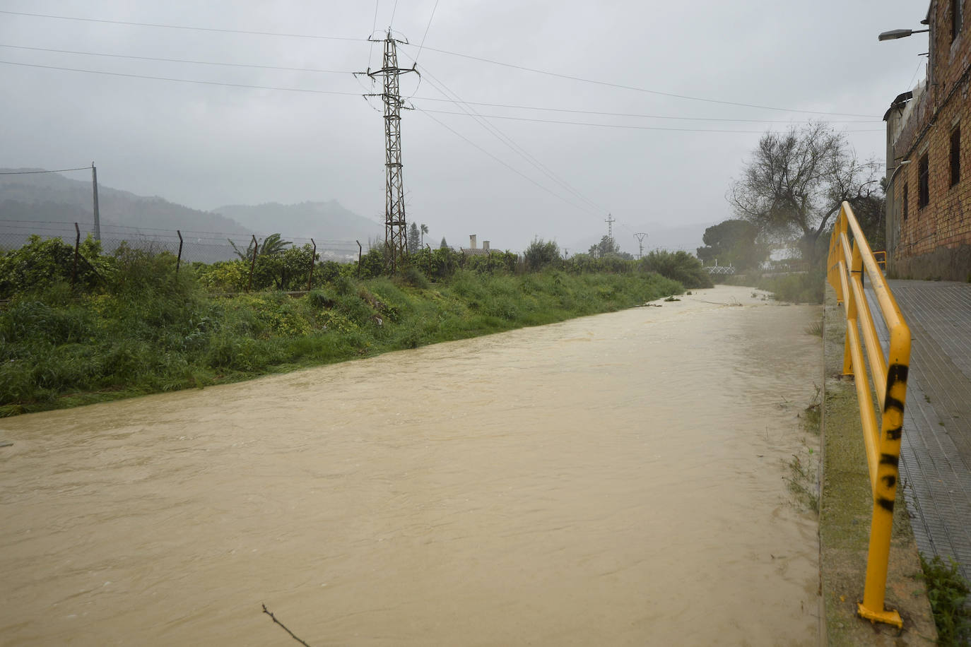 Efectos del temporal en Beniaján y Torreagüera.