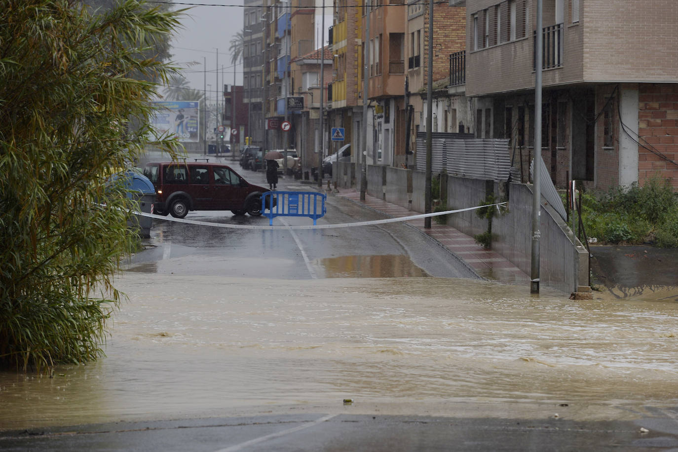 Efectos del temporal en Beniaján y Torreagüera.