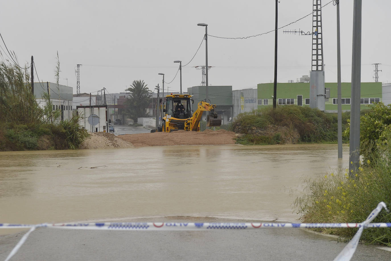 Efectos del temporal en Beniaján y Torreagüera.